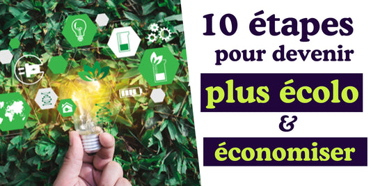Economisez de l'argent en devenant plus écolos en 10 étapes