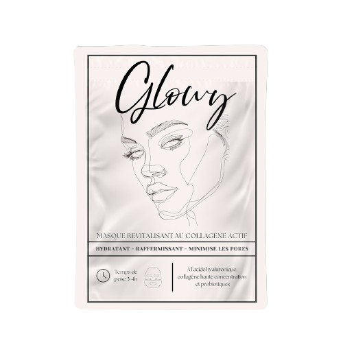 masque adapté aux peaux seches glowy