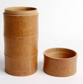 Contenants cylindriques en bambou - 3 tailles