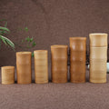 Contenants cylindriques en bambou - 3 tailles