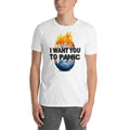 t-shirt panique réchauffement changement climatique environnement nature feu terre