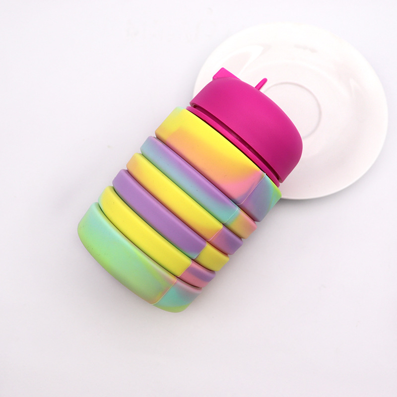 gourde rétractable en silicone écologique