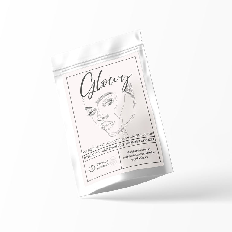 Masque au collagène Glowy™ Soin coréen visage Mama Gaïa
