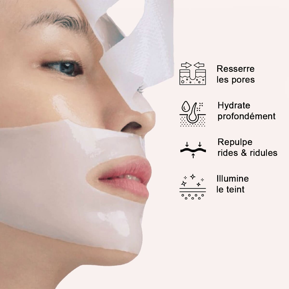 masque-au-collagene-coreen-glowy-hydratant-anti-rides-soin-skincare