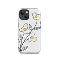 Coque iPhone - Fleurs blanches