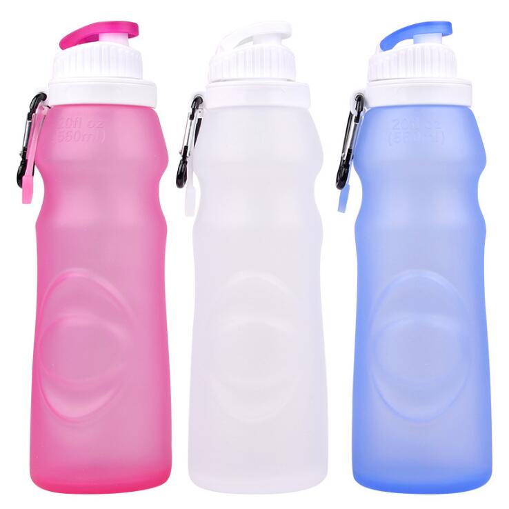 Gourde pliable en silicone bouteille decathlon voyage sans bpa