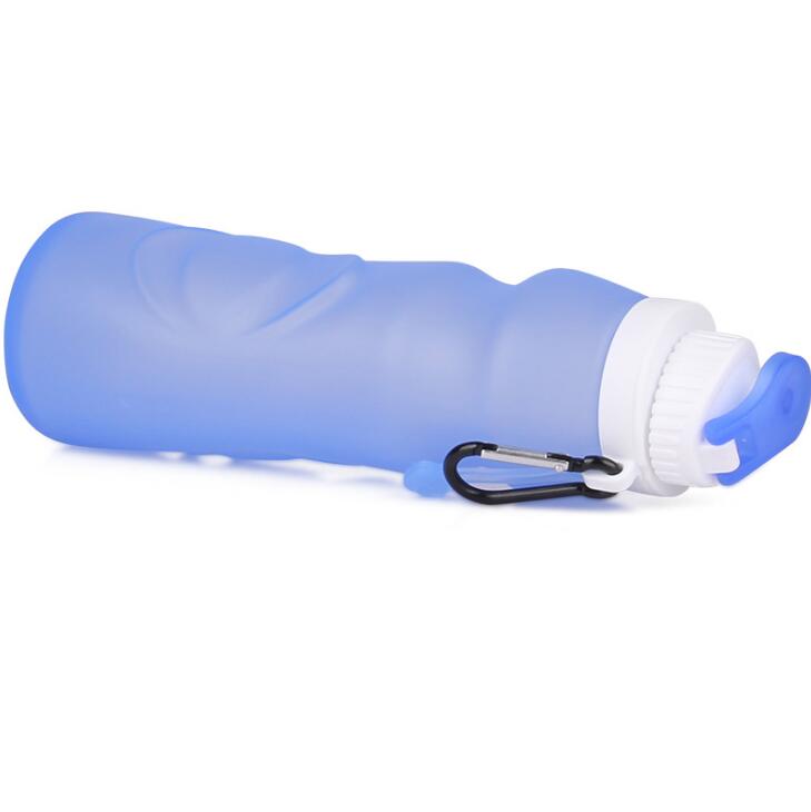 Gourde pliable en silicone bouteille decathlon voyage sans bpa