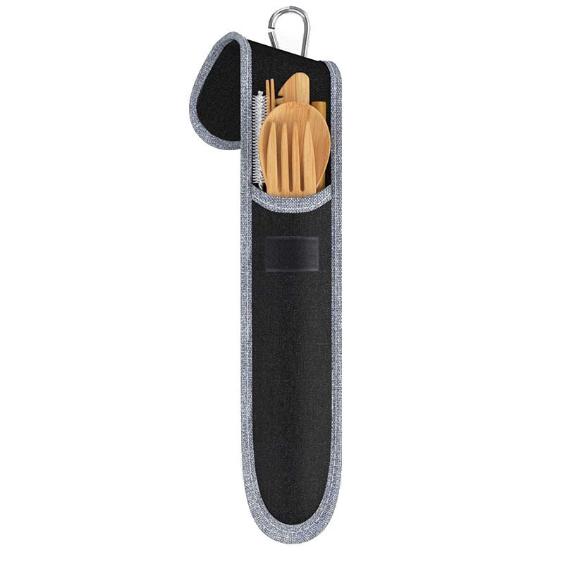 couverts en bambou pique nique camping naturel ecologique biodégradable vert recyclable paille baguettes