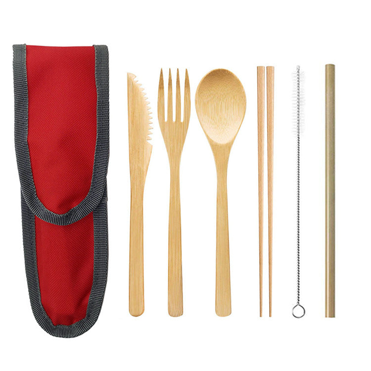 couverts en bambou pique nique camping naturel ecologique biodégradable vert recyclable paille baguettes