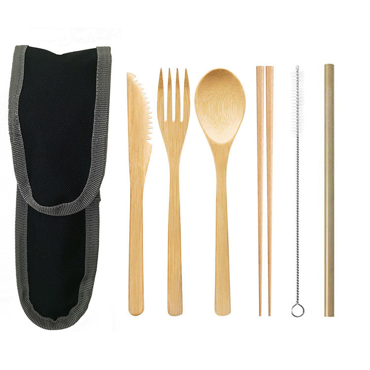 couverts en bambou pique nique camping naturel ecologique biodégradable vert recyclable paille baguettes