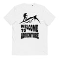 T-shirt en coton bio unisexe - Bienvenue  à l'Aventure