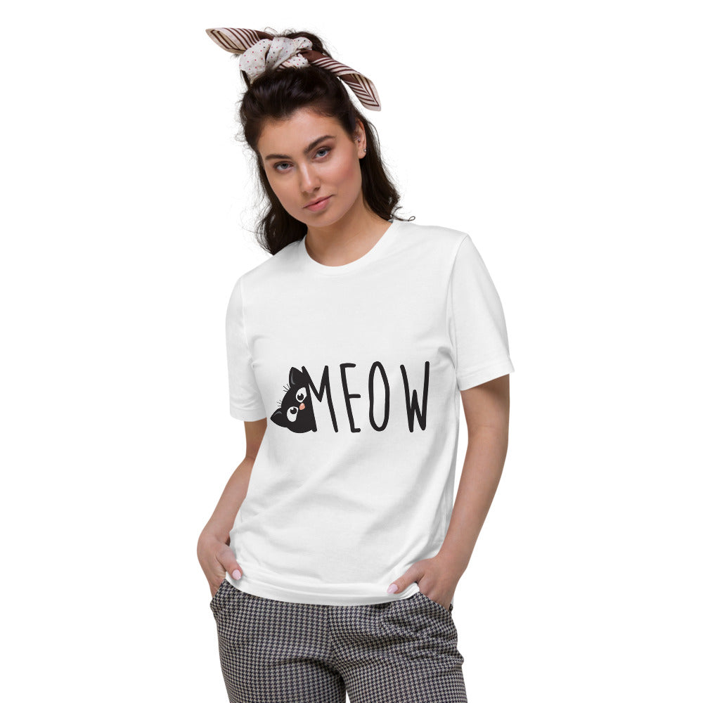 T-shirt en coton bio unisexe -  Chat Miaou