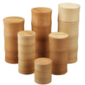 Bambou pot De Stockage de Thé de Cuisine Récipient Boîtes épices cylindre couvercle  Vrac