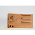 Socle chargeur en bambou pour iPhone/iPad mini/Apple Watch
